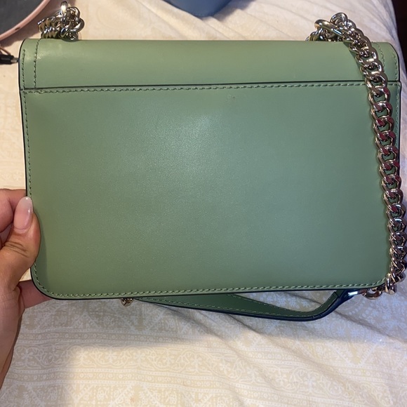 New Michael Kors Greenwich crossbody bag Light Sage stud - Picture 3 of 4